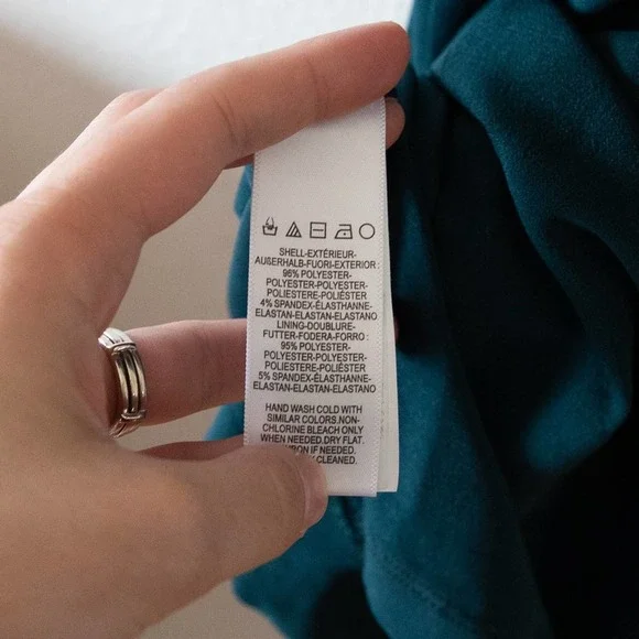 DRESS THE POPULATION Dana Wrap Waist Cocktail Dress - Picture 8 of 9